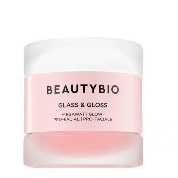 BeautyBio Glass & Gloss At-Home 2-Step Facial System NIB